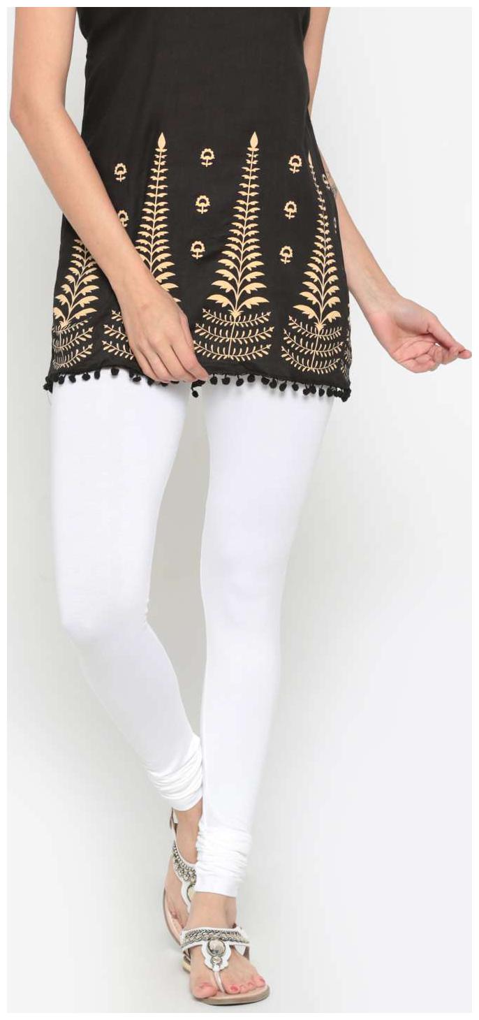 

De Moza Lycra Salwar - White