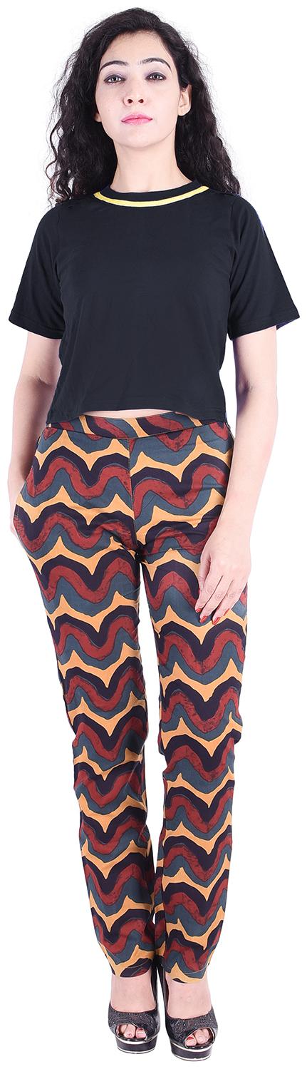 

DECKEDUP Cotton Multi Printed Regular For Women