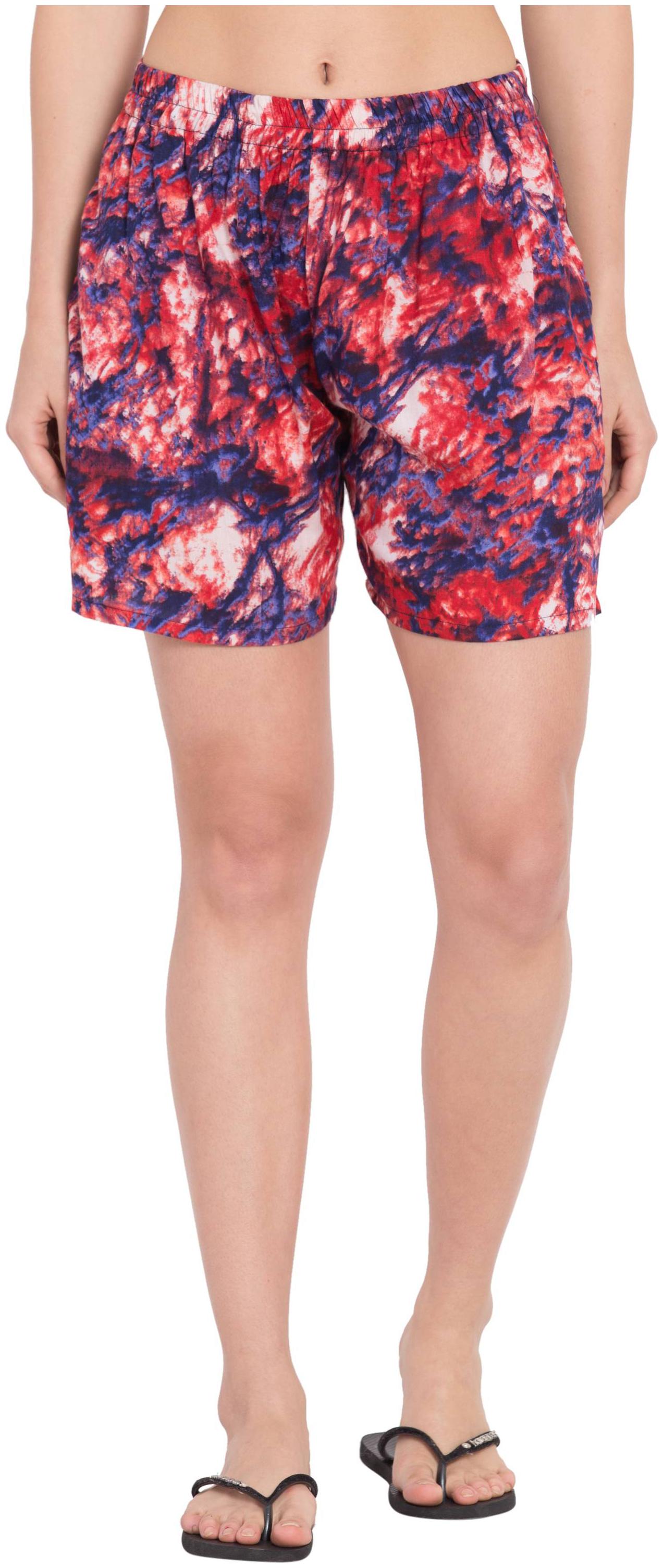 

Delux Look Women Solid Regular shorts - Red