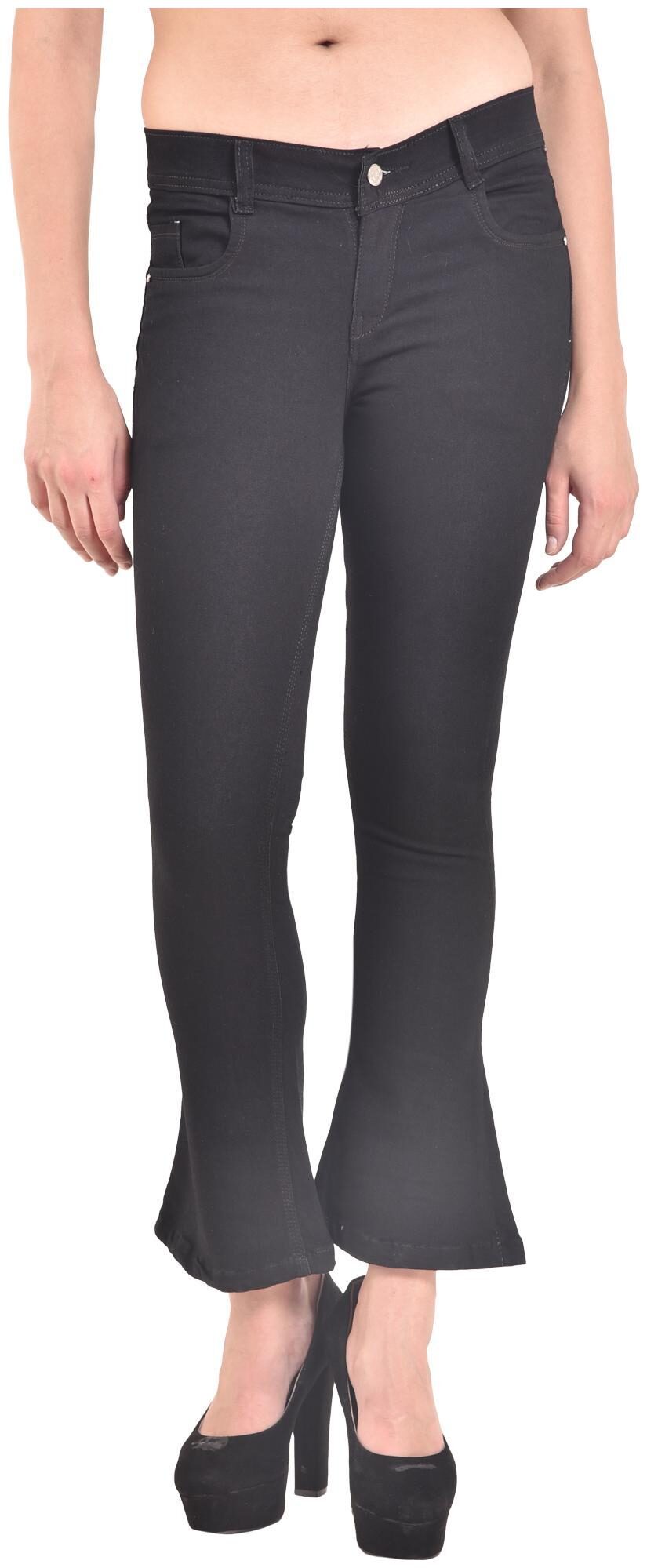 

Chrome Coral Women Black Slim fit Jeans