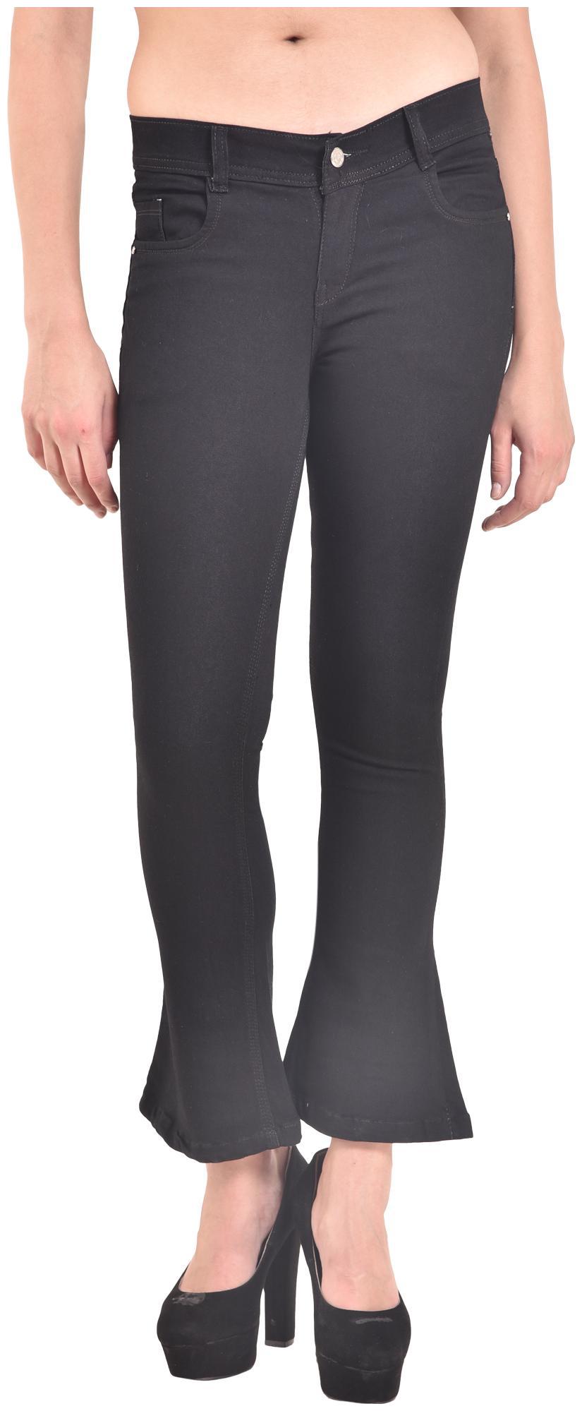 

Chrome Coral Women Black Slim fit Jeans