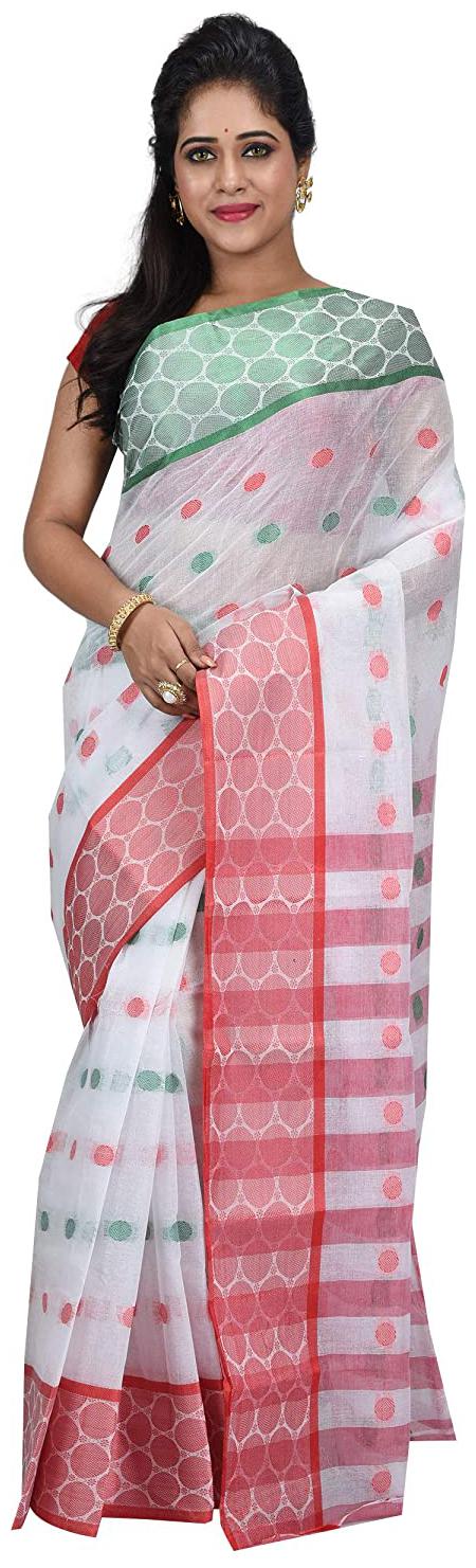 

DESH BIDESH Women Cotton Woven Saree Multi
