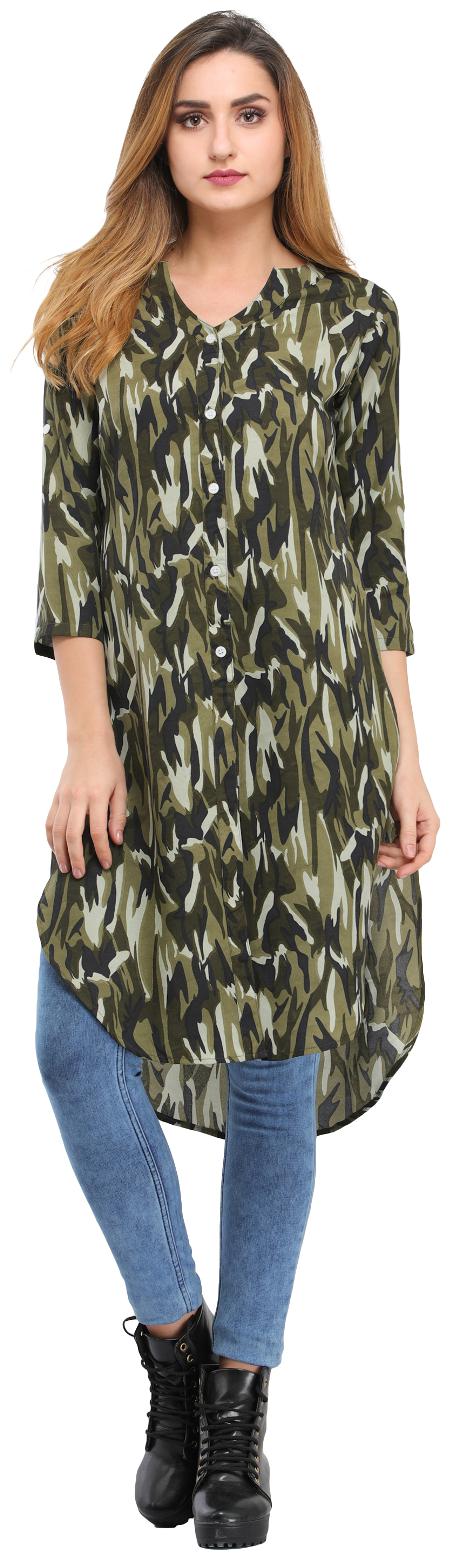 

Desi Knots Women Multi Printed Straight Kurta