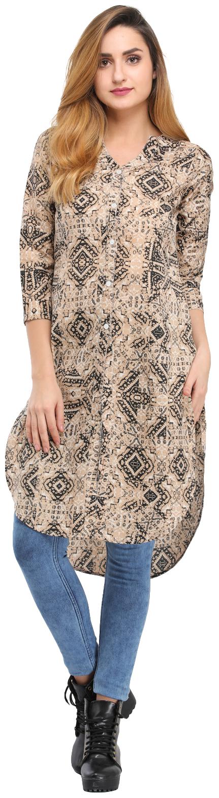 

Desi Knots Women Multi Printed Straight Kurta