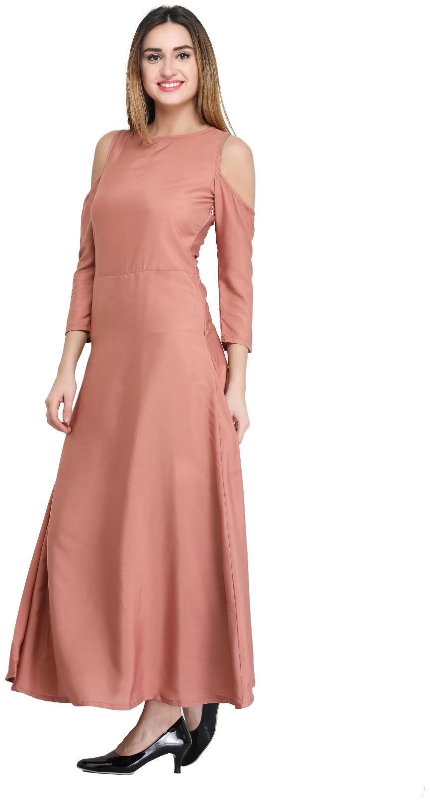 

Desi Knots Women Pink Solid Assymetrical Kurta