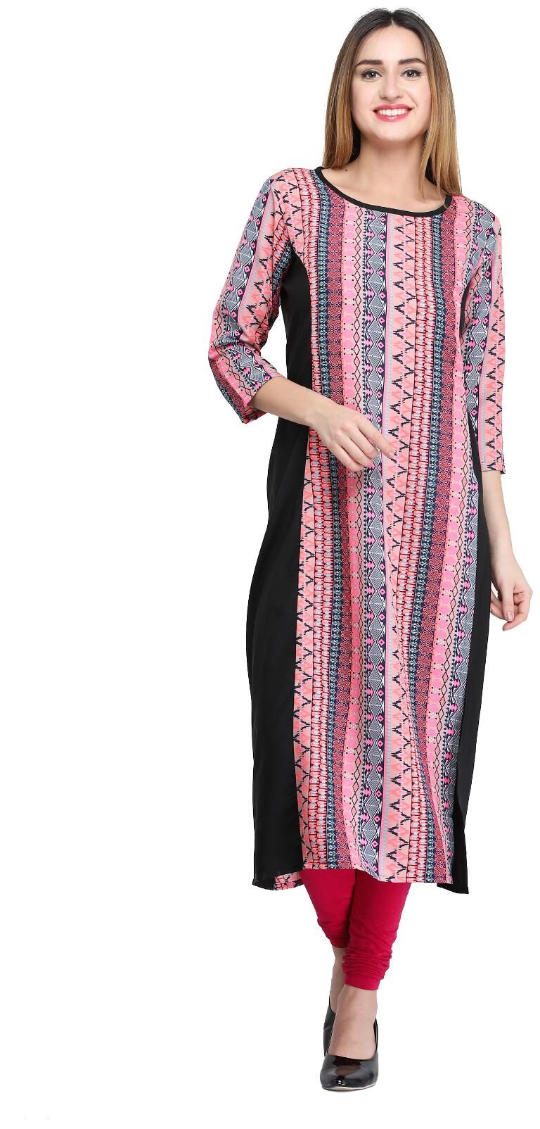 

Desi Knots Women Multi Printed Straight Kurta