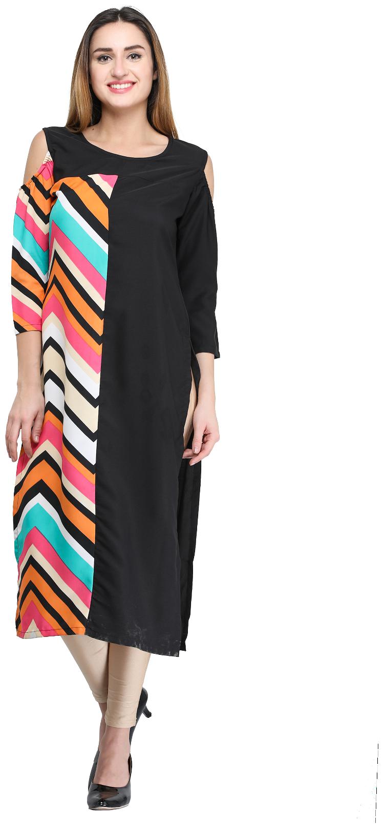 

Desi Knots Women Multi Printed Straight Kurta
