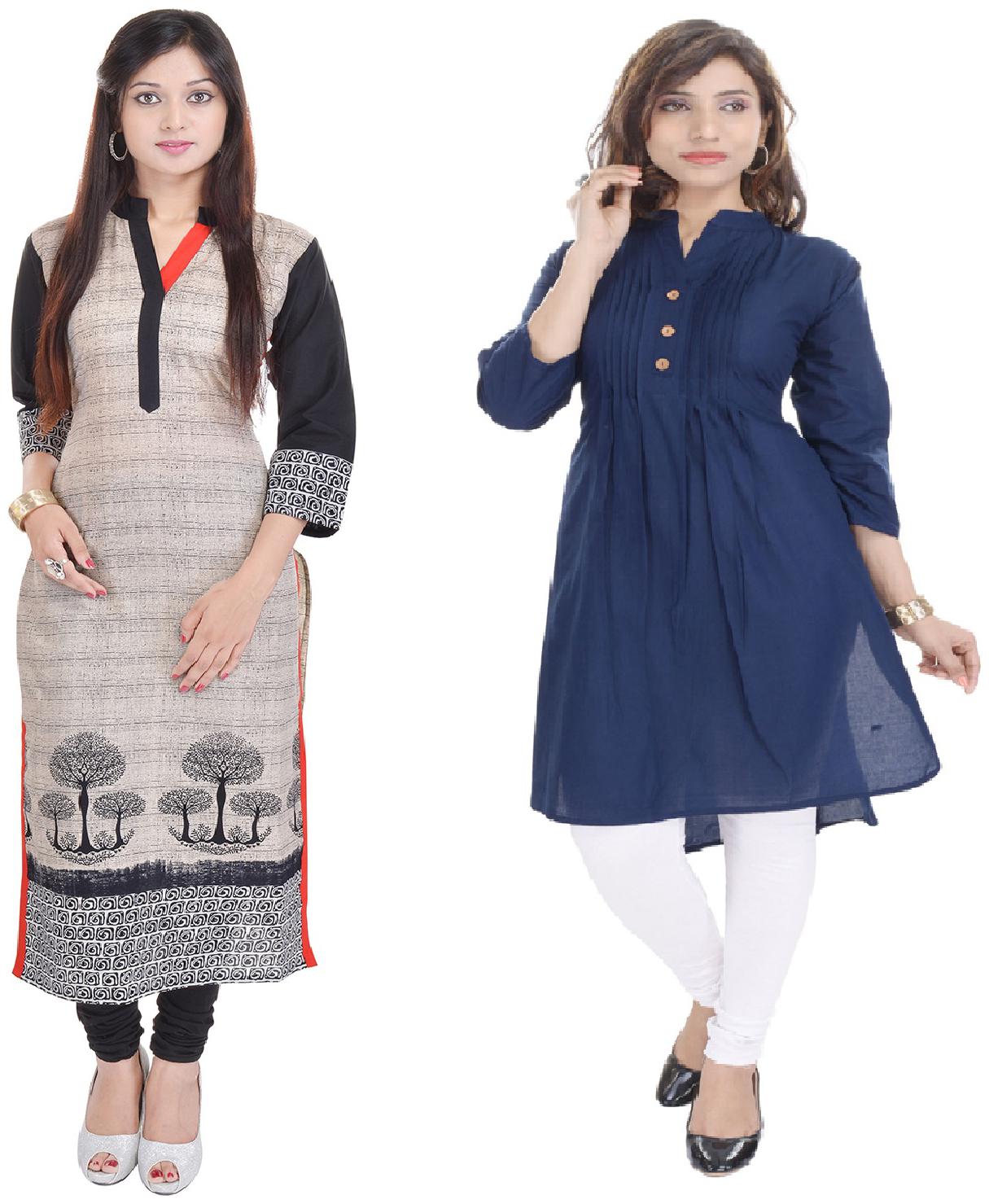 

Desier cotton kurta in combo