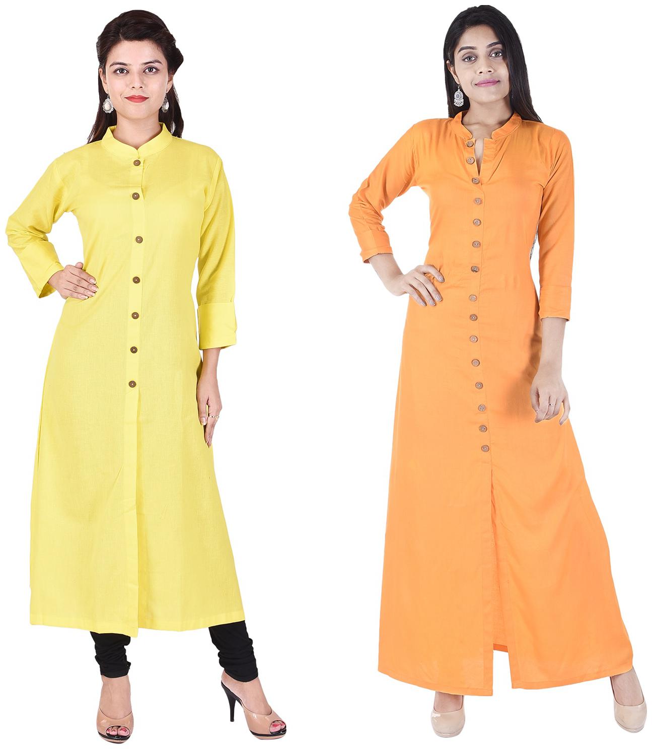 

Desier Long cotton kurta Set of 2