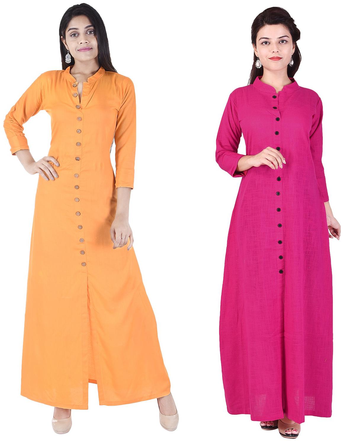 

Desier Long cotton kurta Set of 2