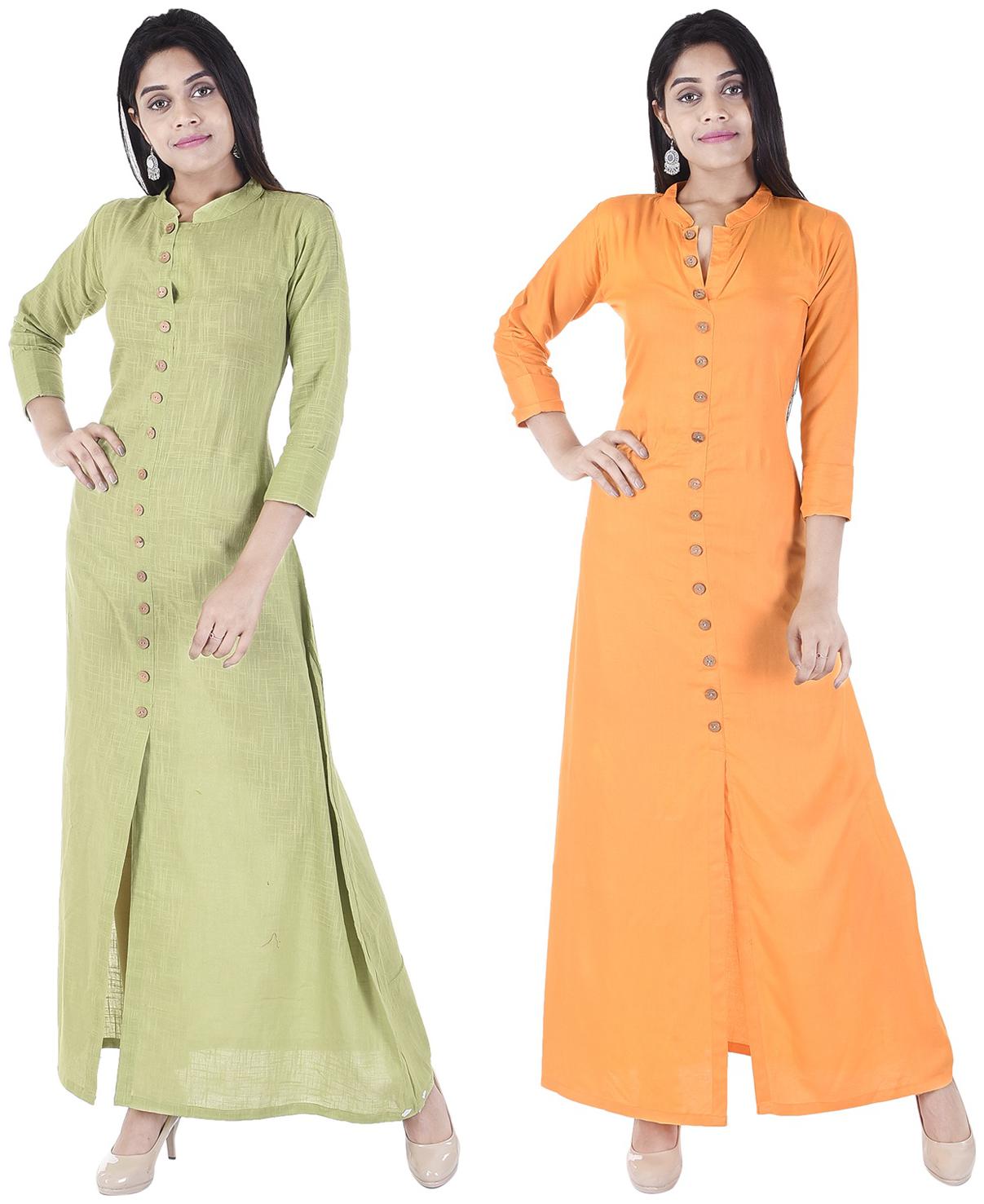 

Desier Long cotton kurta Set of 2