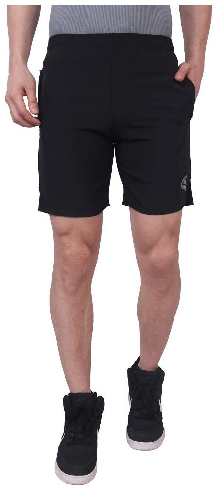 

Despre Cotton Blend Solid Black Color Sports Shorts For Men (Pack Of 1)