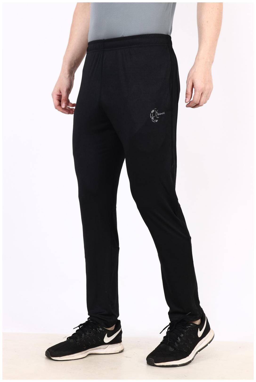 

Deuce Sports Men Black Solid Regular fit Track pants