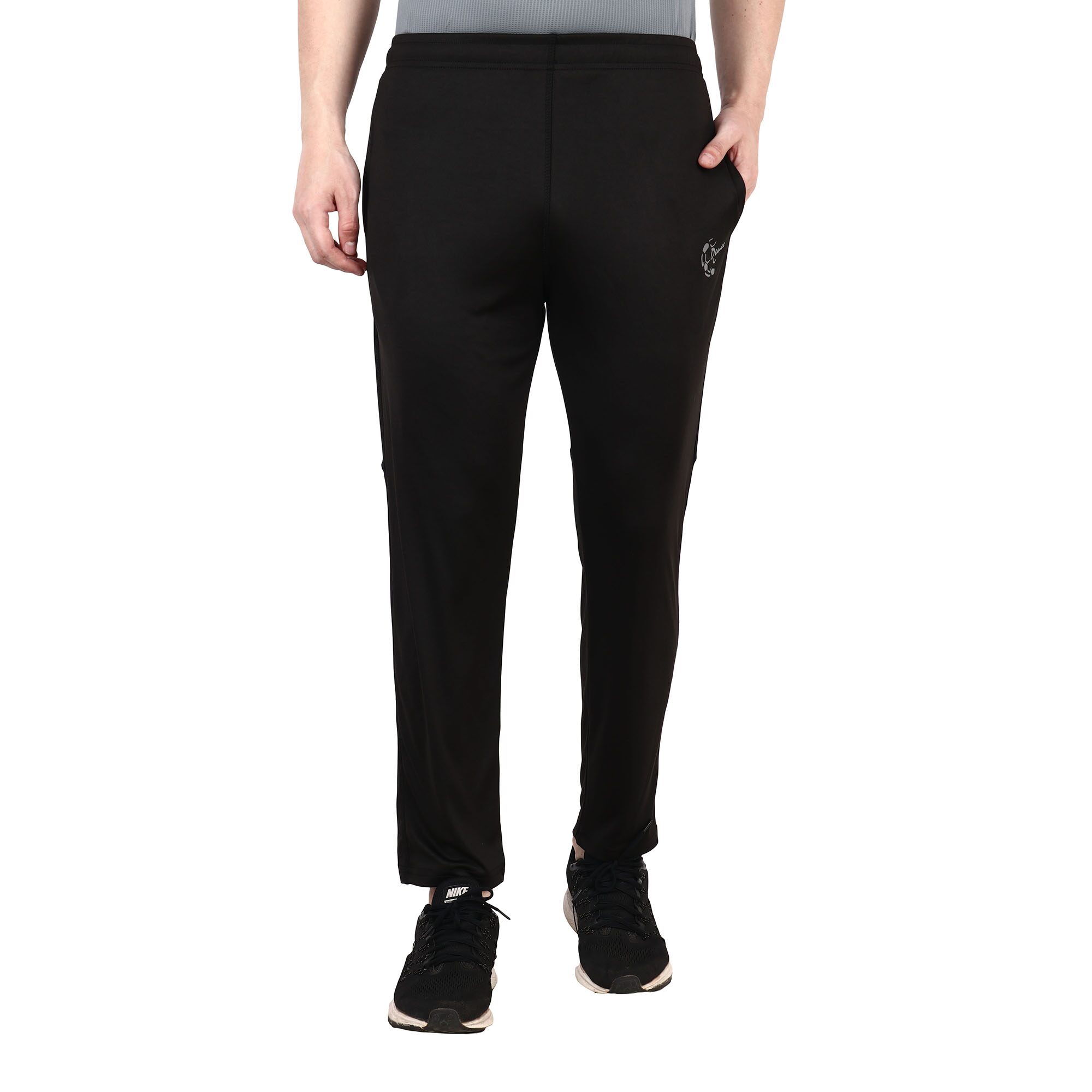 

Deuce Sports Men Black Solid Regular fit Track pants