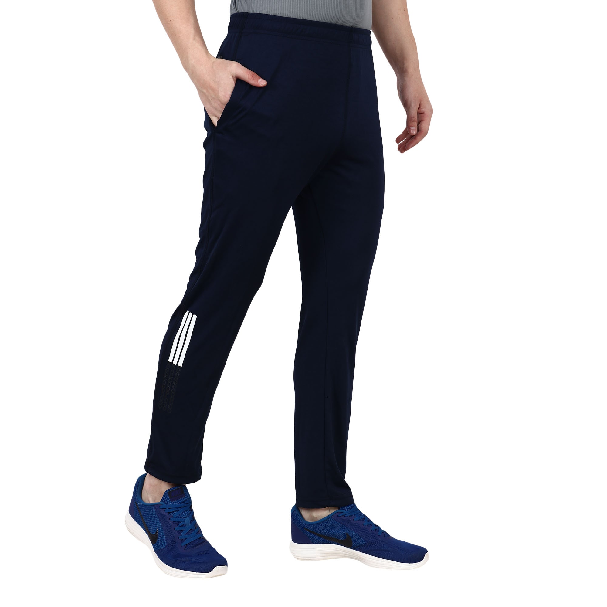 

Deuce Sports Men Blue Solid Regular fit Track pants