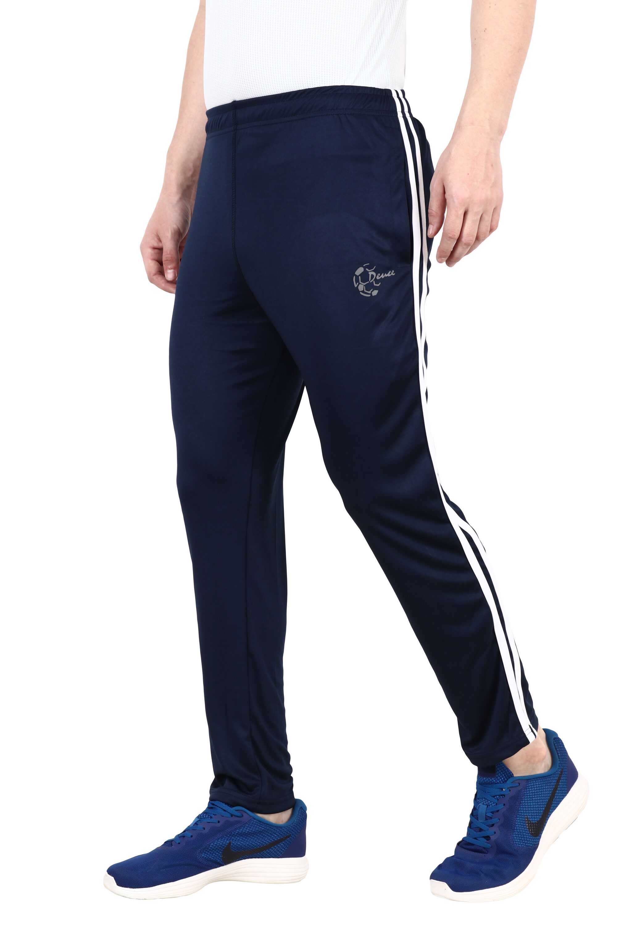

Deuce Sports Men Blue Solid Regular fit Track pants