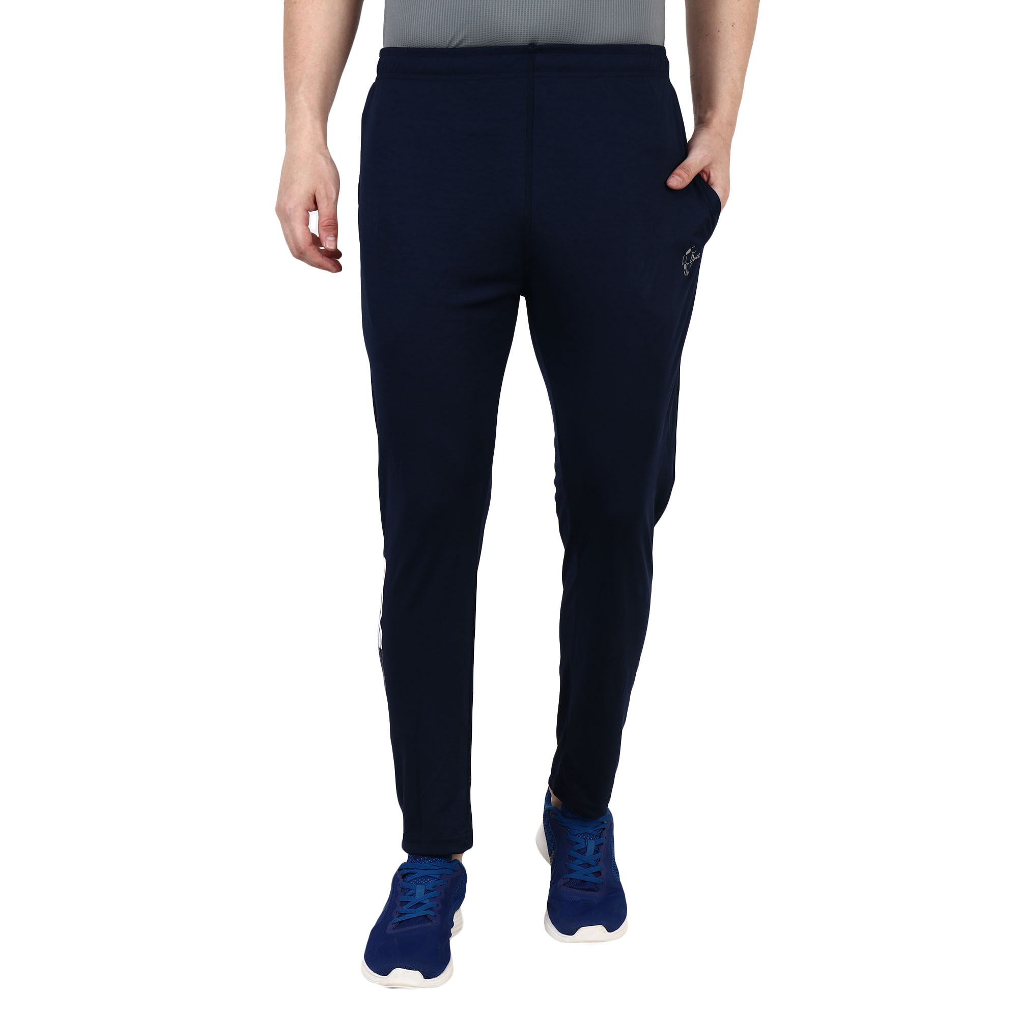 

Deuce Sports Men Blue Solid Regular fit Track pants