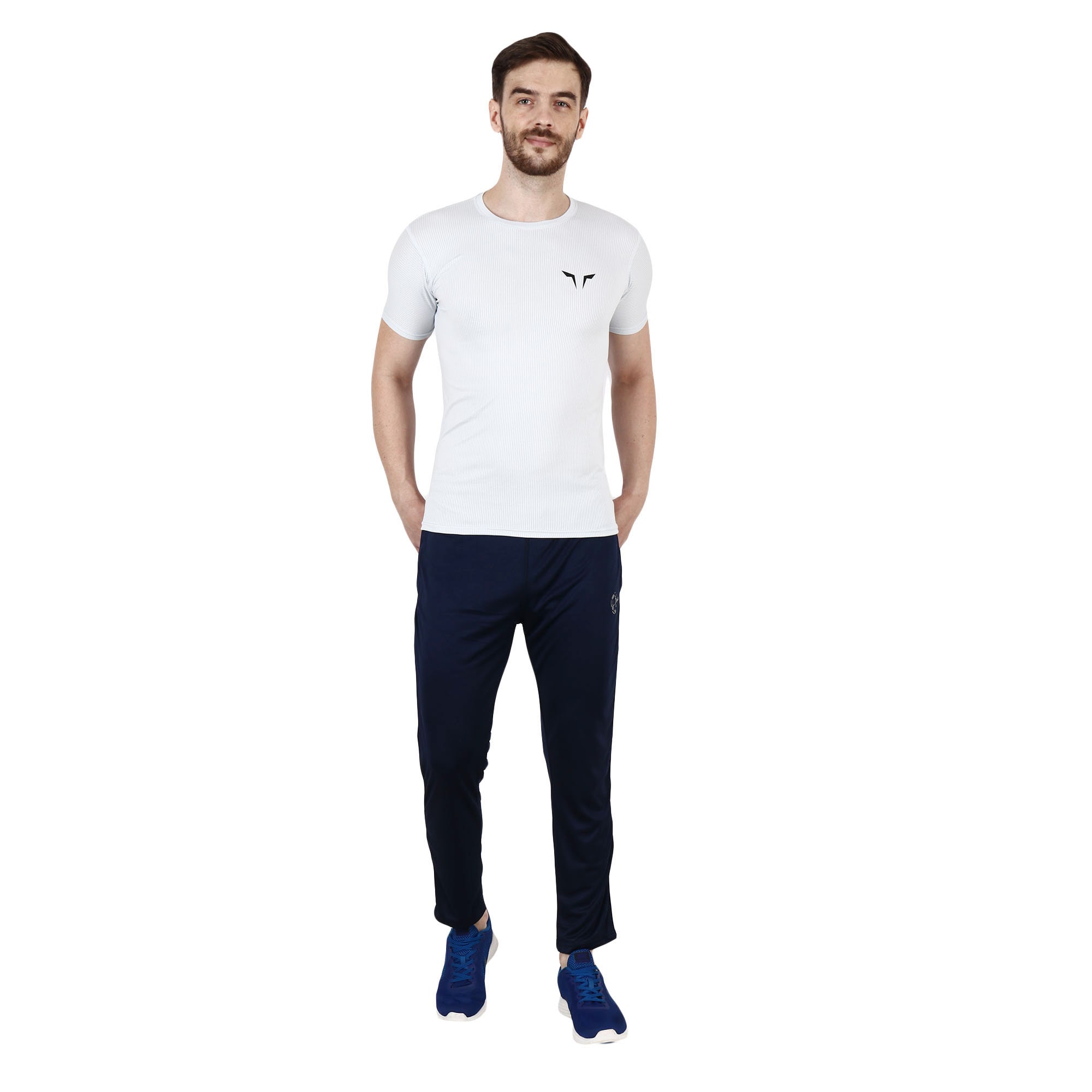 

Deuce Sports Men Blue Solid Regular fit Track pants