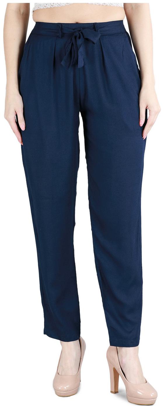 

Devs And Divas Viscose Rayon Blue Pant For Women