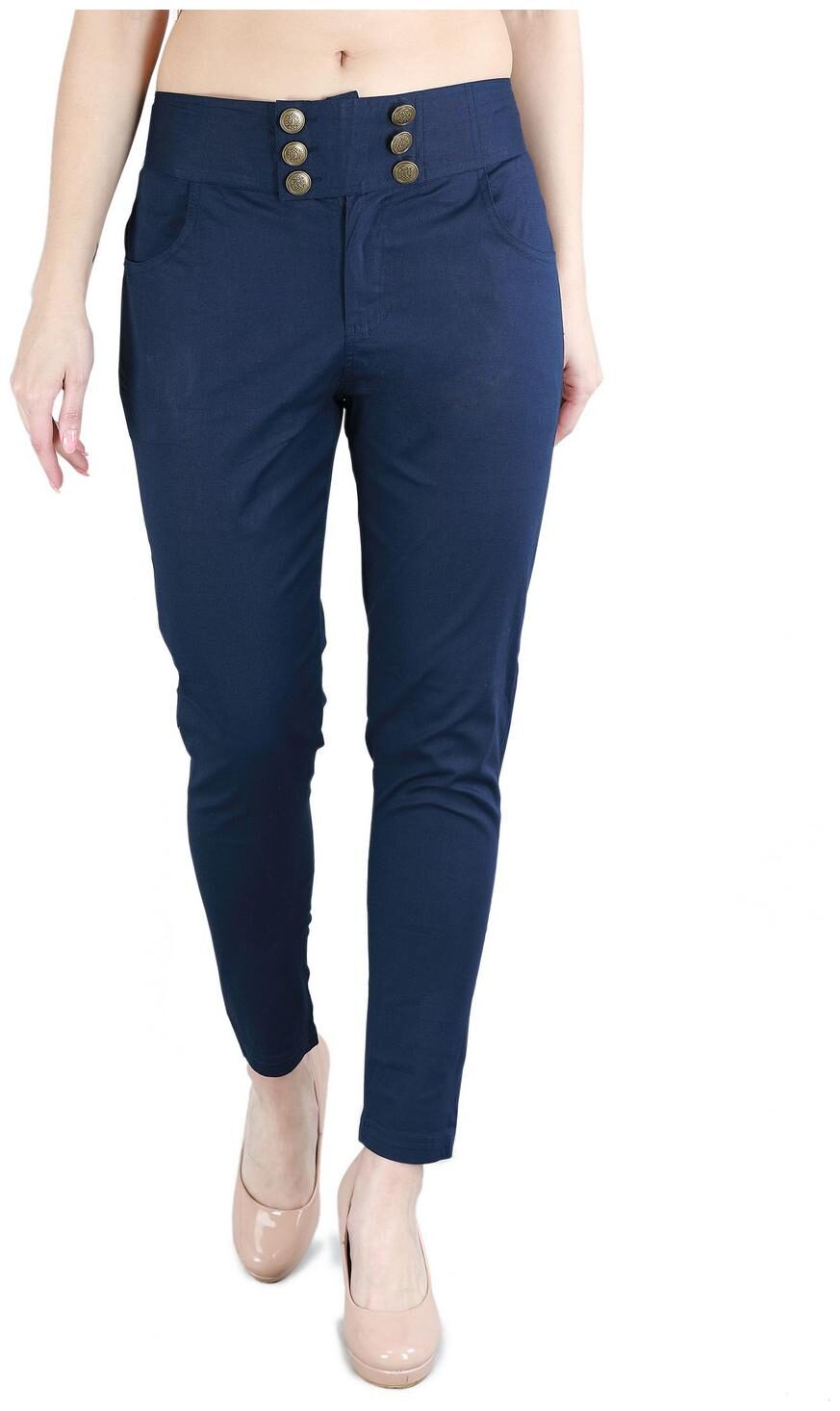 

Devs And Divas Navy Blue Pant For Women