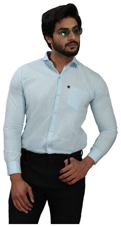 

DEZANO Men Regular fit Formal Shirt - Blue