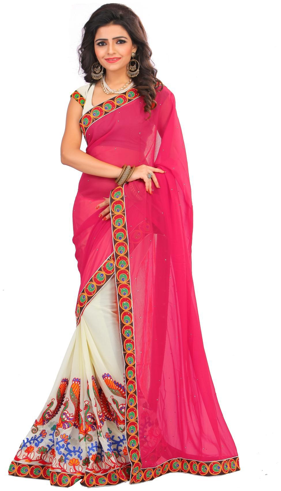 

Dhandai Fashion Green Color White Rangoli Printed Blouse Printed Festive Wear Party Wear Casual Wear Wedding Wear Mix Match Lace Work Plain Printed Saree