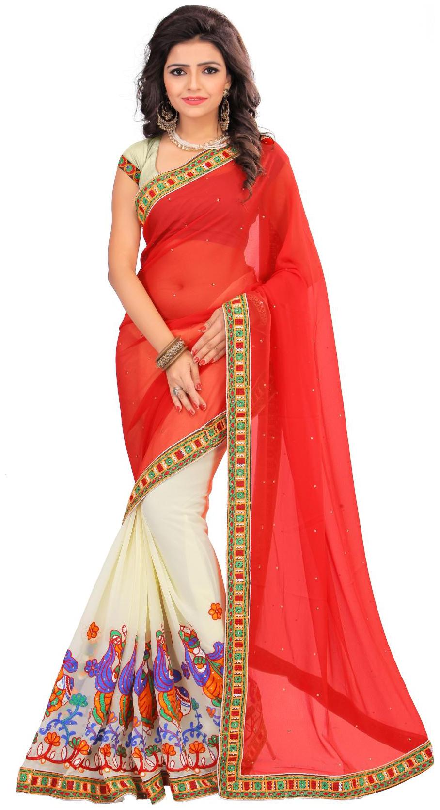

Dhandai Fashion Green Color White Rangoli Printed Blouse Printed Festive Wear Party Wear Casual Wear Wedding Wear Mix Match Lace Work Plain Printed Saree