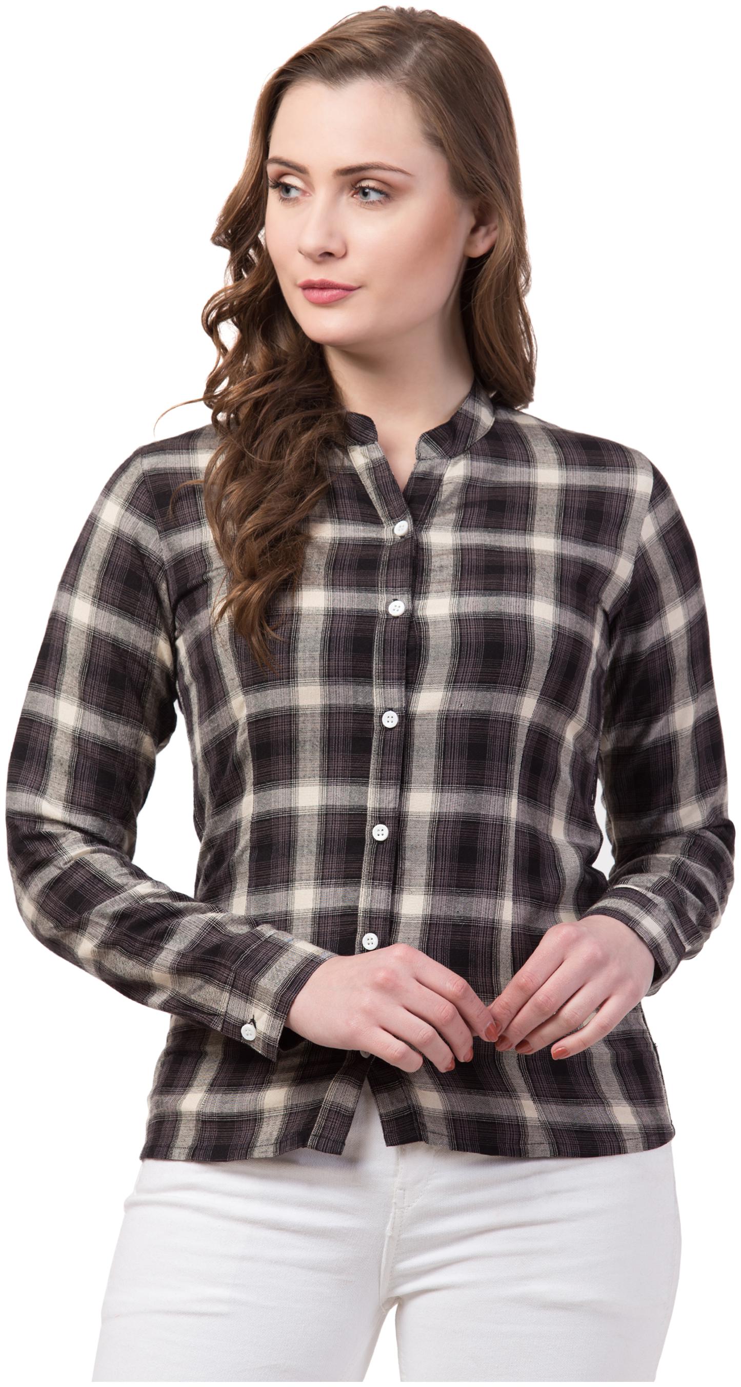 

Dibiya Women Multi Checked Regular Fit Shirt