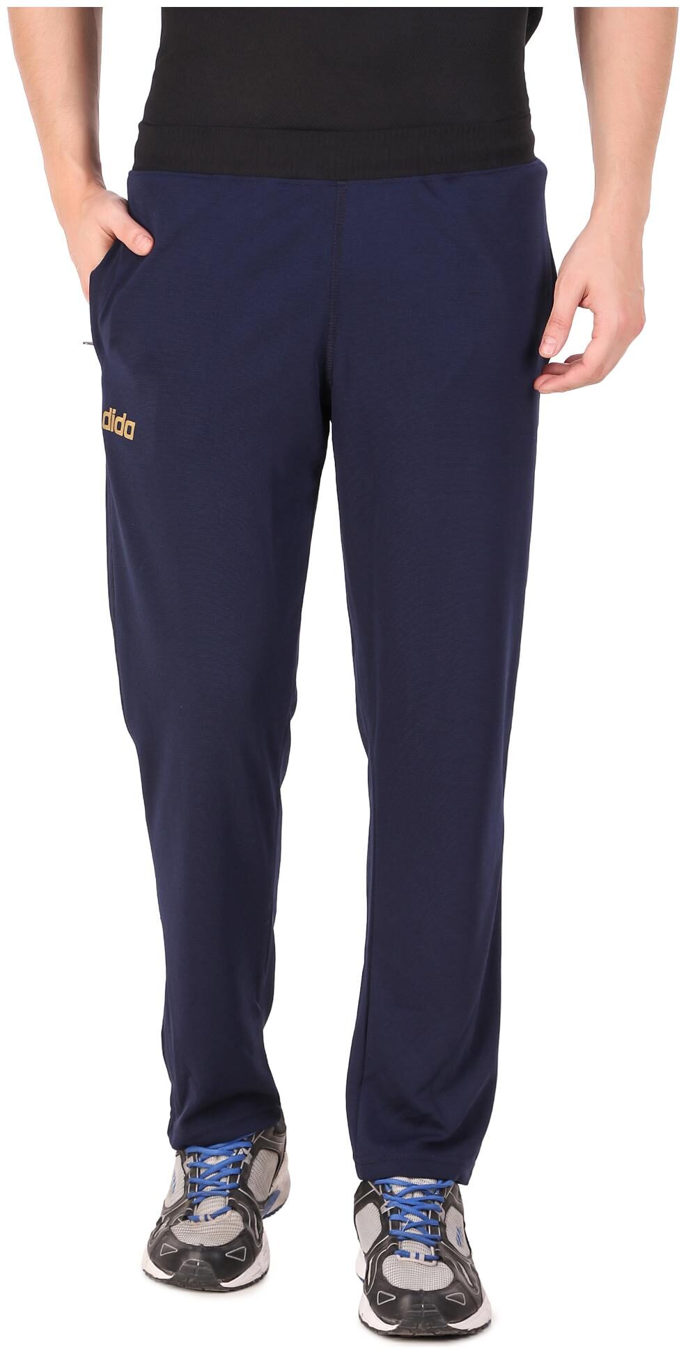 

Dida Men Navy blue Solid Regular fit Track pants