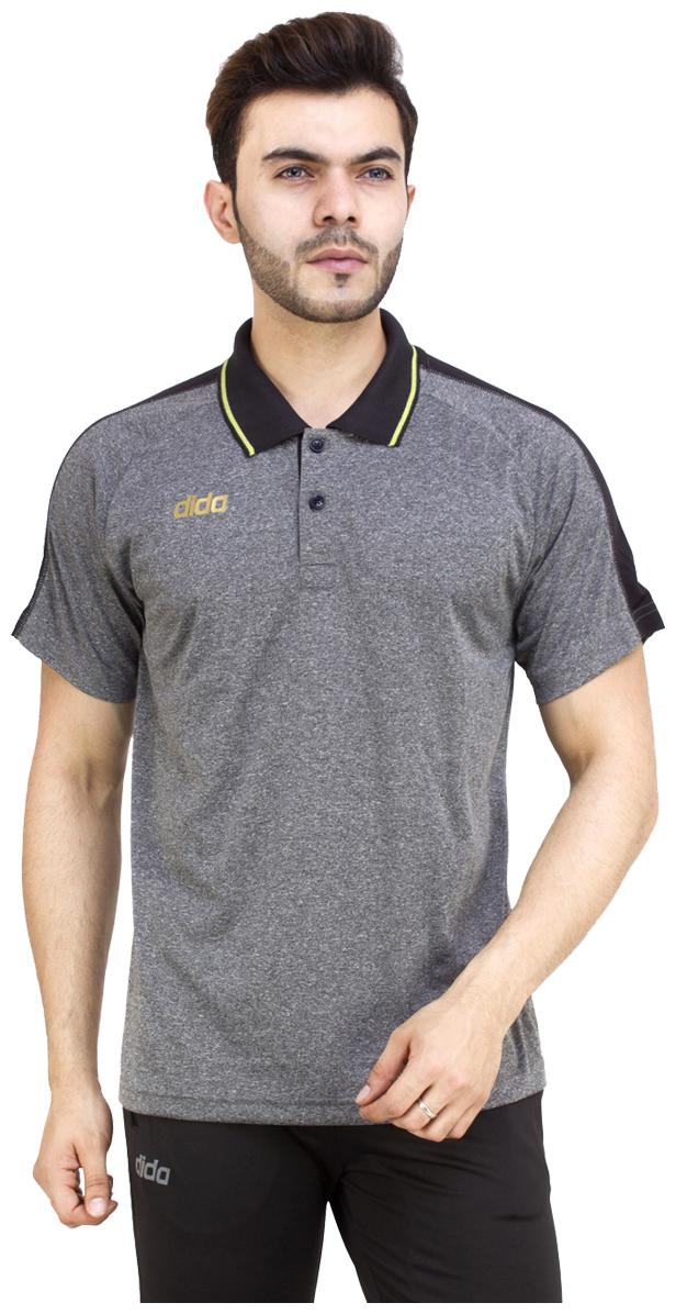 

Dida Men Grey Regular fit Polyester Polo collar T-Shirt - Pack Of 1