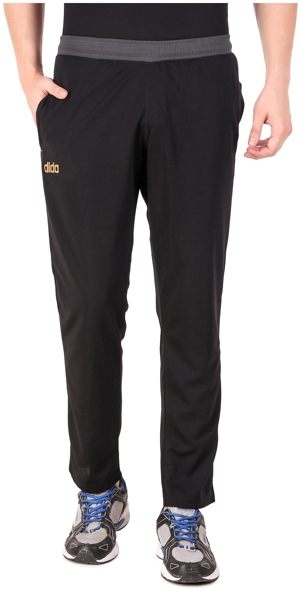 

Dida Men Black Solid Regular fit Track pants