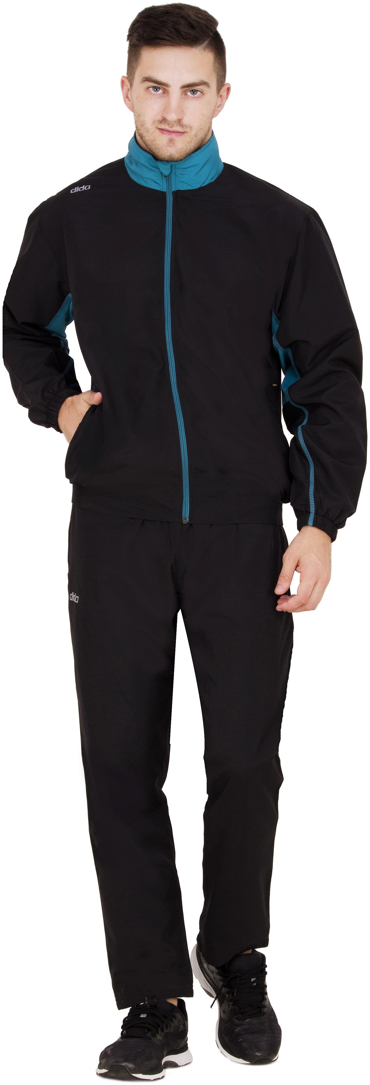 

Dida Men Black Solid Regular Fit Track Suit