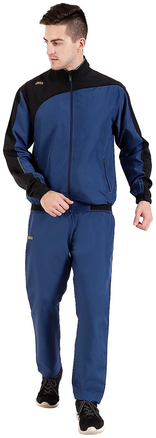 

Dida Men Blue Solid Regular Fit Track Suit