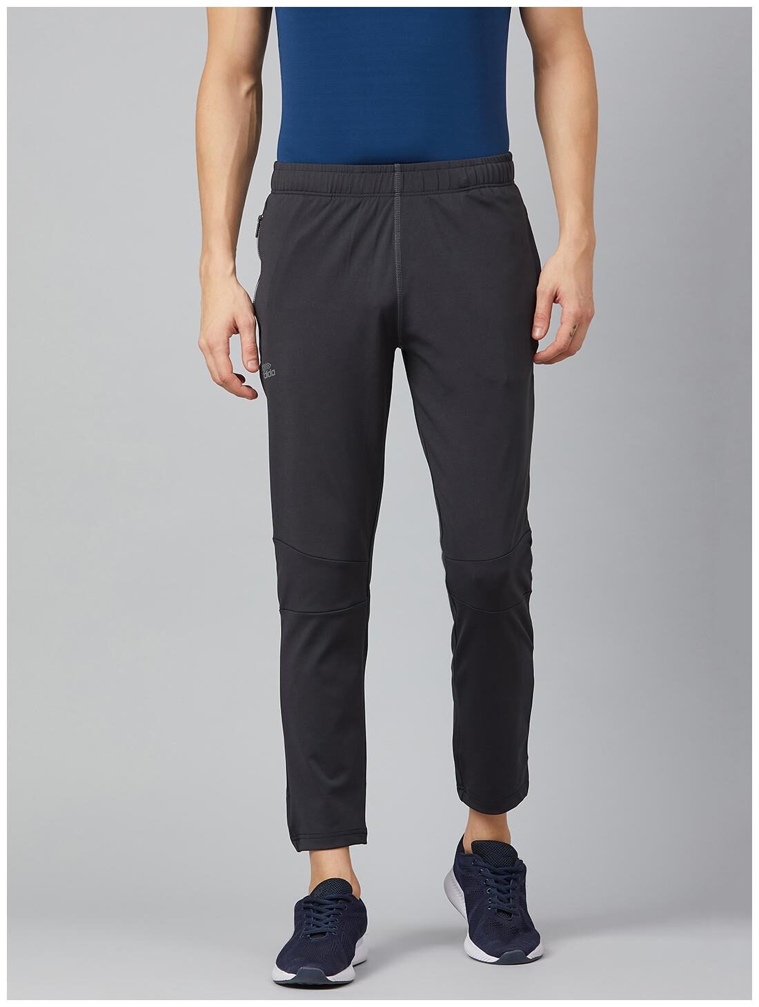 

Dida Men Grey Solid Slim fit Track pants