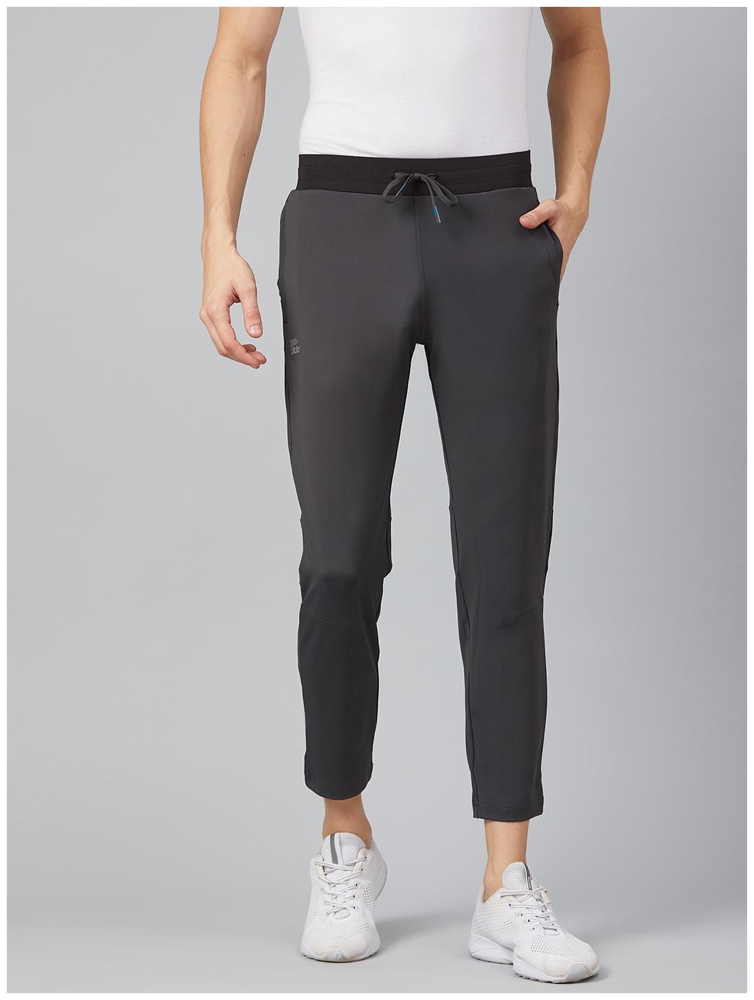

Dida Men Grey Solid Slim fit Track pants