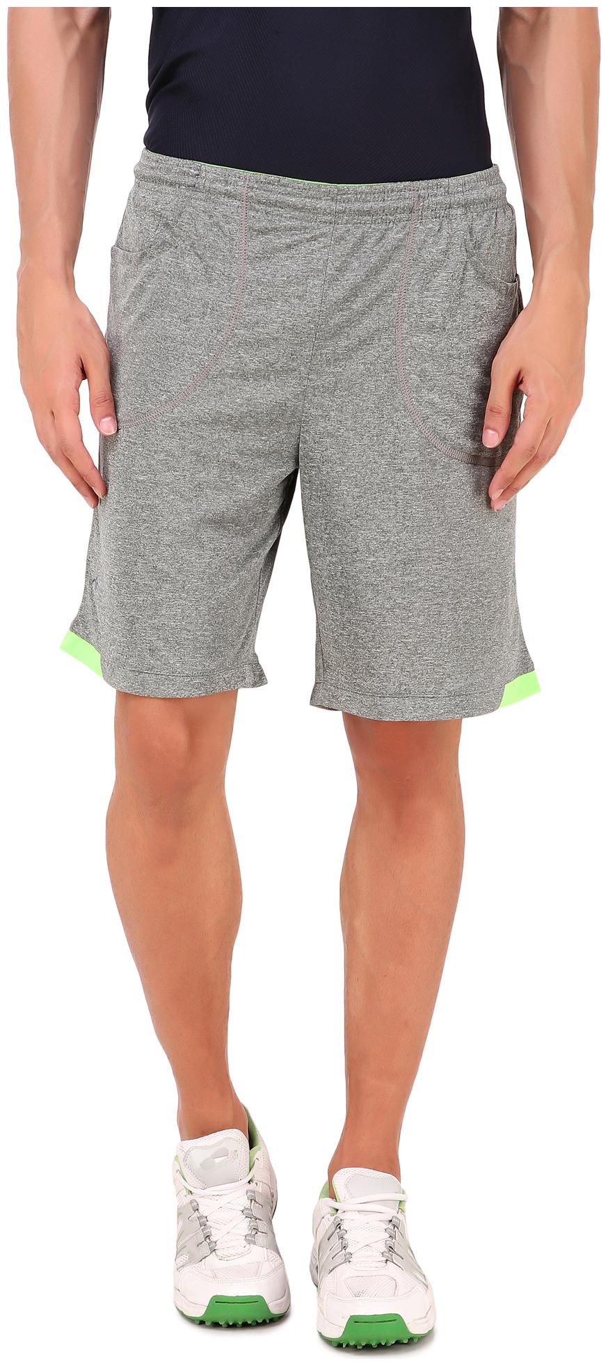 

Dida Polyester Grey Solid Sports Shorts For Men
