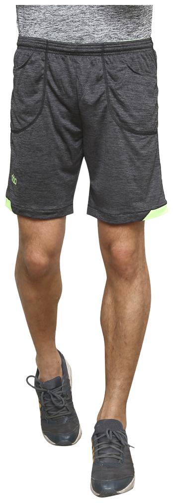 

Dida Polyester Grey Solid Sports Shorts For Men