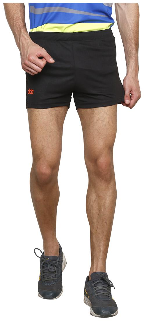 

Dida Polyester Black Solid Sports Shorts For Men
