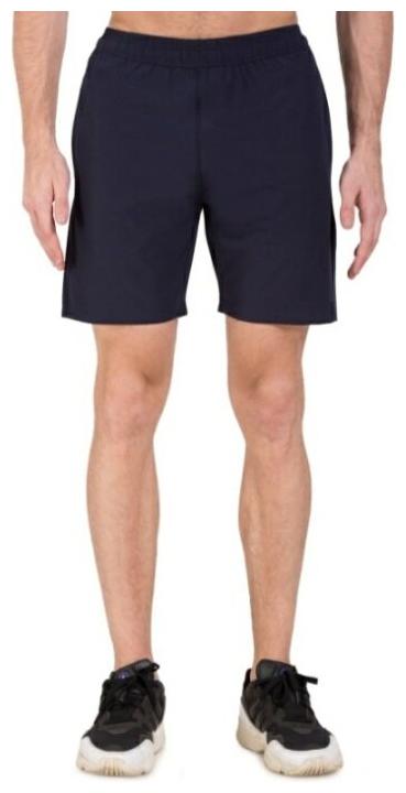 

Didrisha Men Navy Blue Polyester Solid Sports Shorts