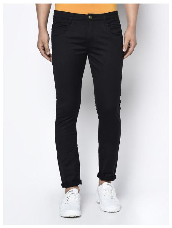 

DIDRISHA Men Black Slim Fit Jeans