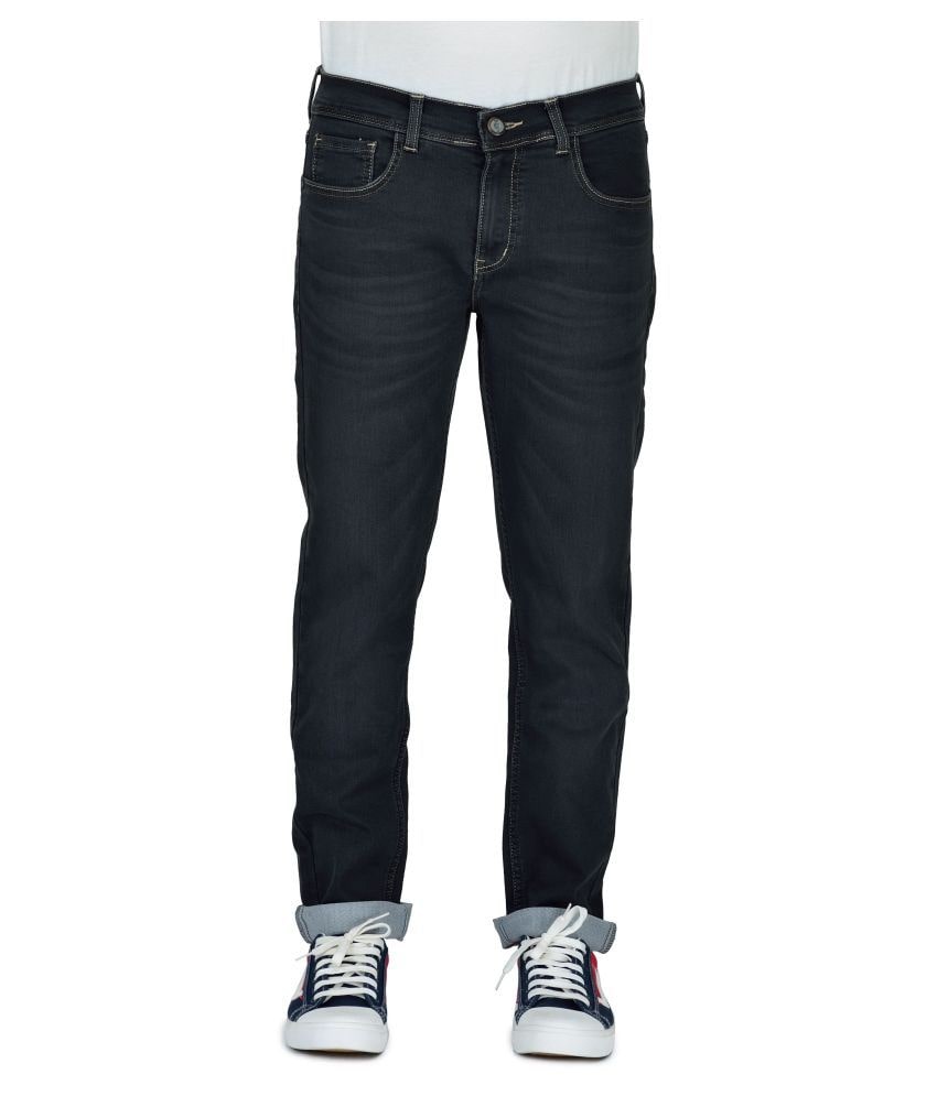 

DIDRISHA Men Black Slim Fit Jeans