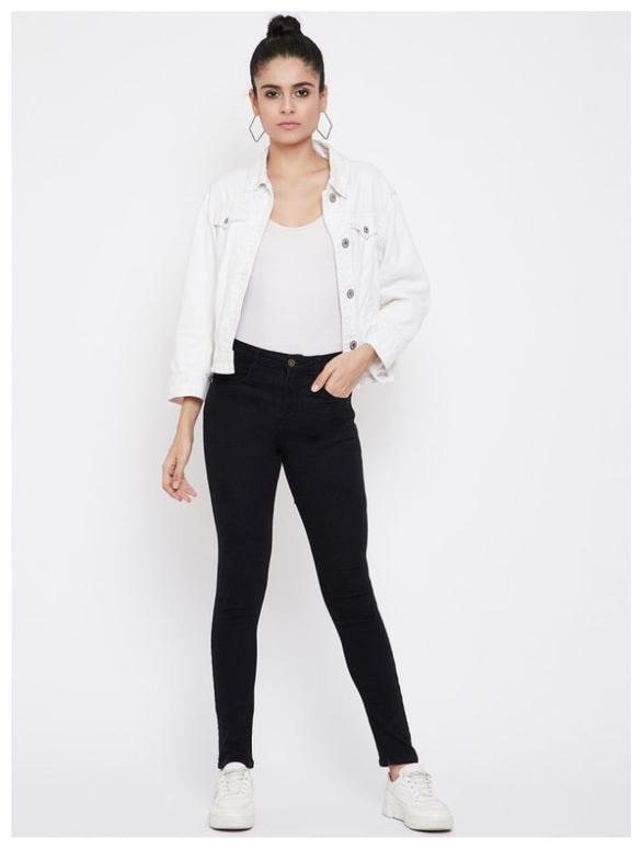 

DIDRISHA Women Black Slim fit Jeans