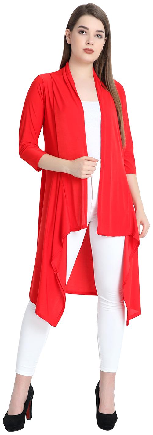 

Dimpy Garments Women Shrug - Red