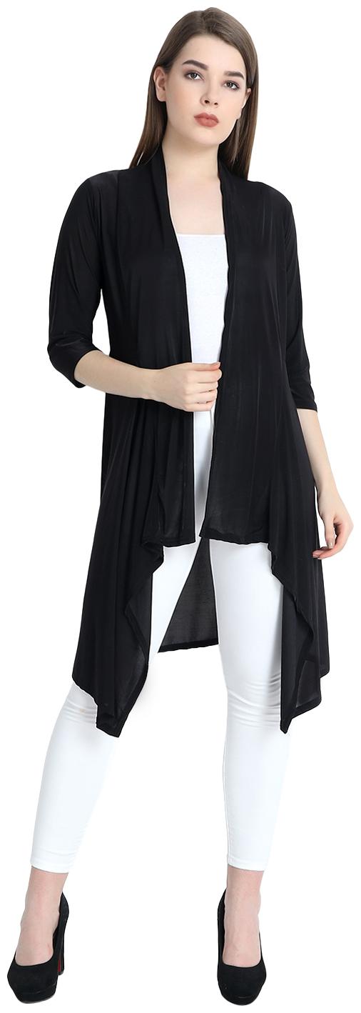 

Dimpy Garments Women Shrug - Black