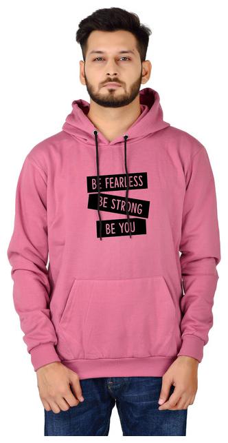 

DIVRA CLOTHING Men Purple Hooded Hoodie