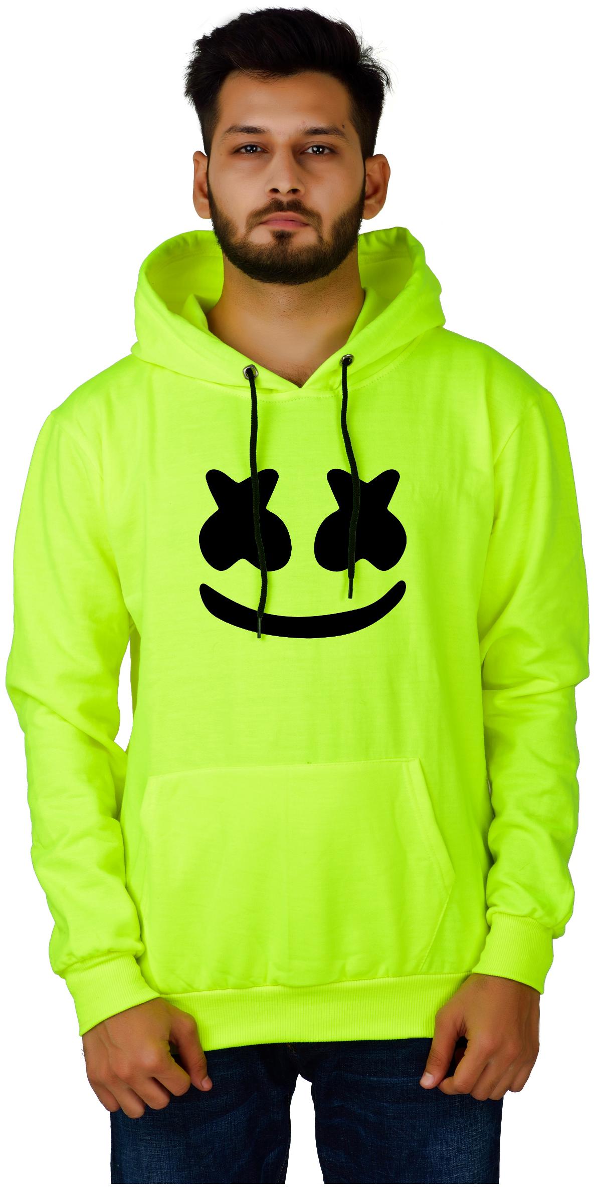 

DIVRA CLOTHING Men Green Hooded Hoodie