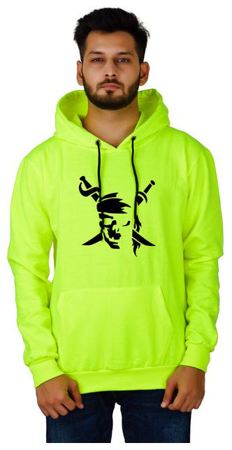 

DIVRA CLOTHING Men Green Hooded Hoodie
