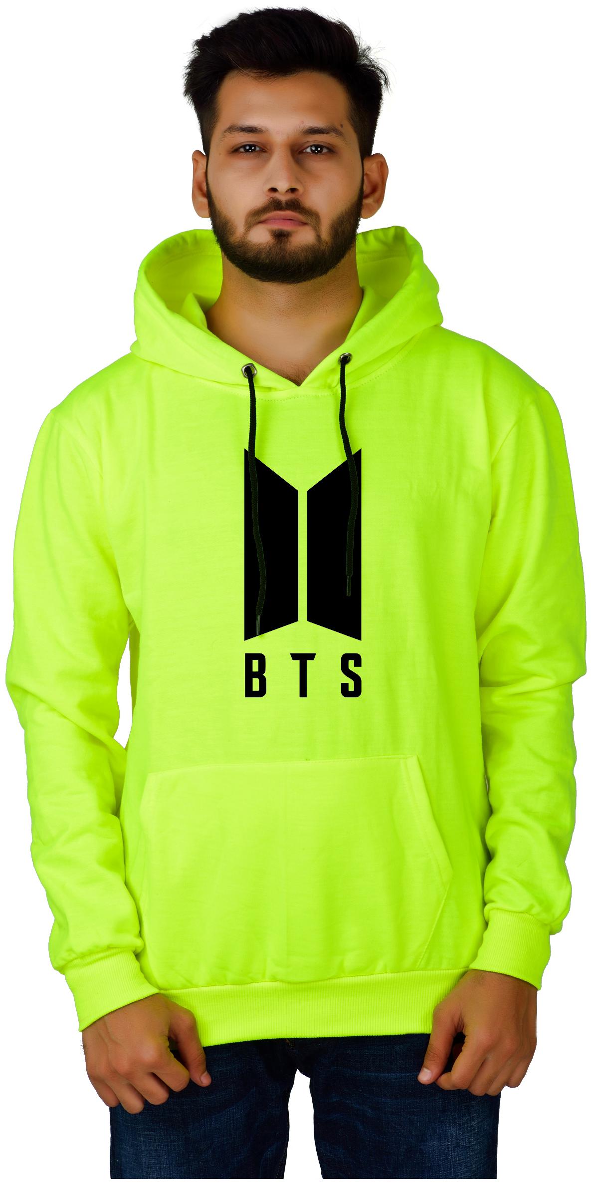 

DIVRA CLOTHING Men Green Hooded Hoodie