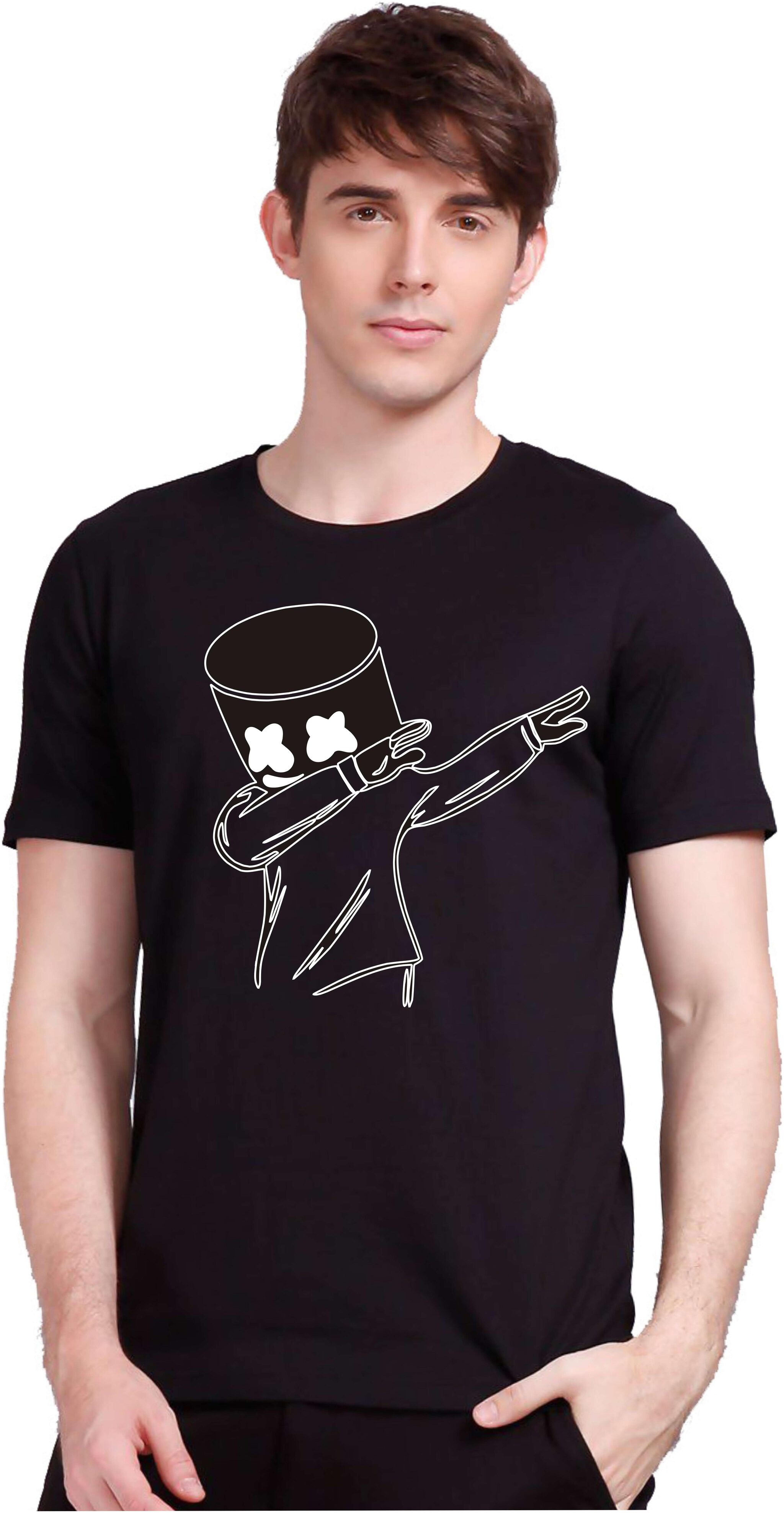 

DJ MARSHMELLO DAB PRINTED T-SHIRT WITH FUNKY LOOK