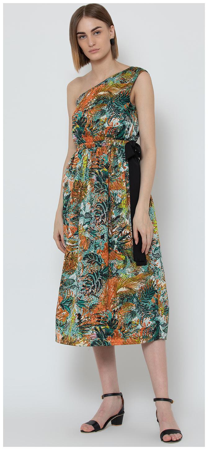 

DODO MOA Multi Printed Flared dress